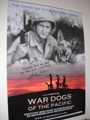 War Dogs of the Pacific Autographed Poster