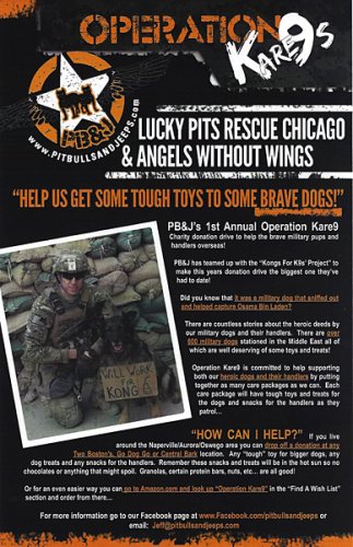 Pit Bulls and Jeeps, Lucky Pits Rescue Chicago and Angels Without Wings