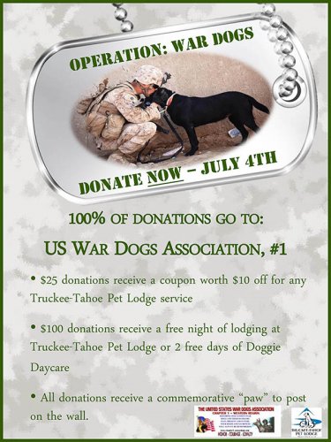 Truckee-Tahoe Pet Lodge Fundraiser Flyer
